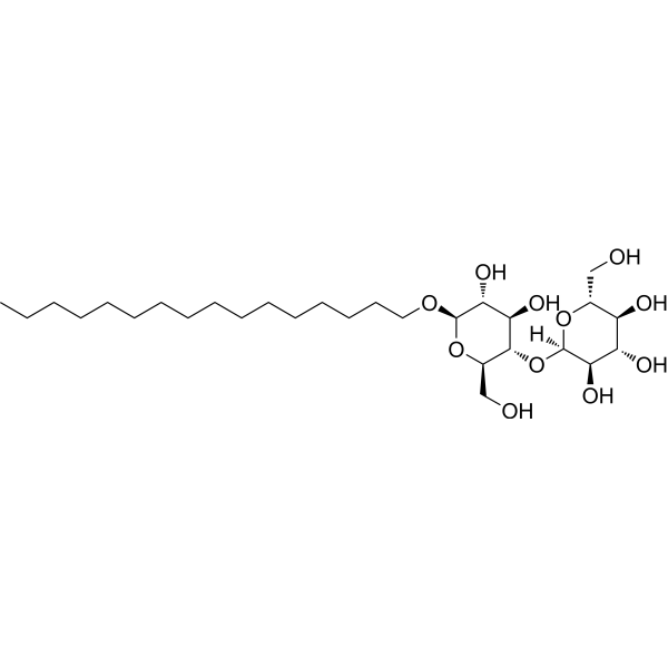 Hexadecyl β-D-maltoside ((2R,3R,4S,5S,6R)-2-(((2R,3S,4R,5R,6R)-6-(hexadecyloxy)-4,5-di Hydroxy-2-(hy